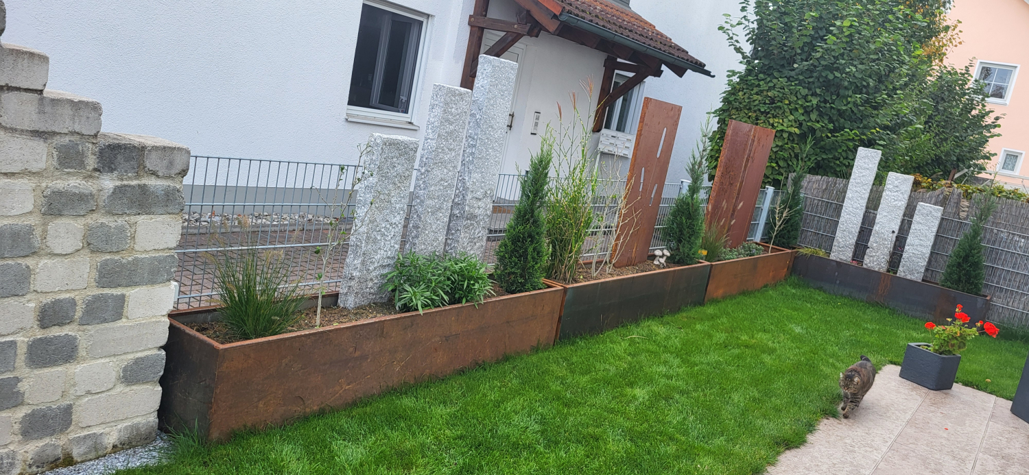 Bild fertiger Garten
